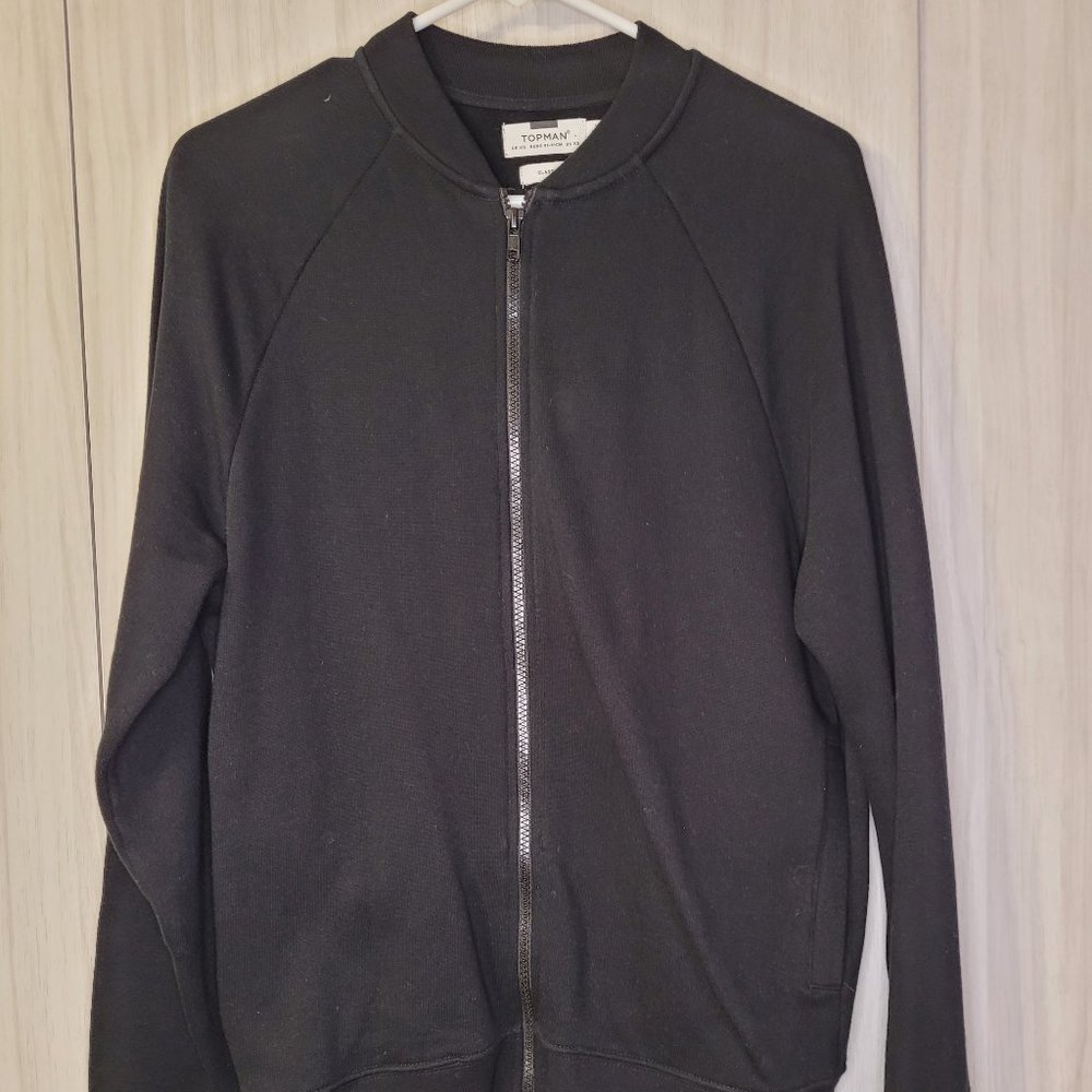 Light Sweater Bomber Jacket